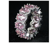 Load image into Gallery viewer, Pink Beautiful LUXE 925 Sterling Sliver Ring
