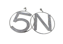 Load image into Gallery viewer, N5 Hoop Earrings
