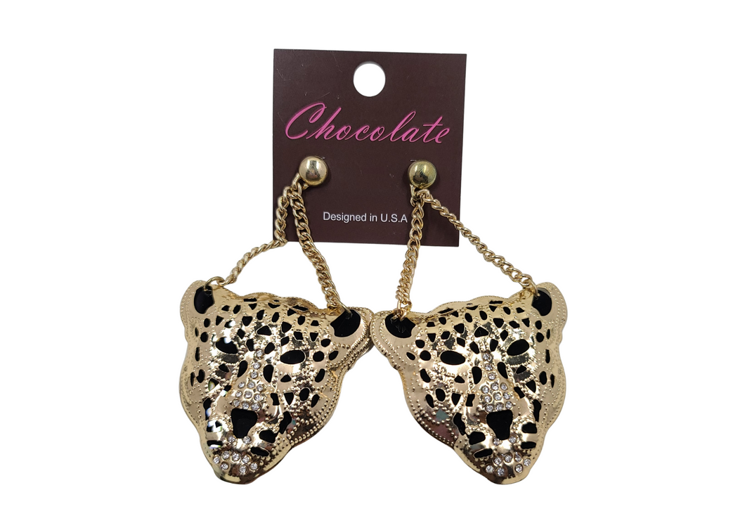 Leopard Earrings