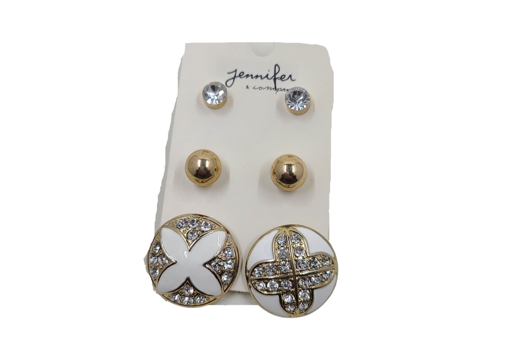 Cut Earring Set