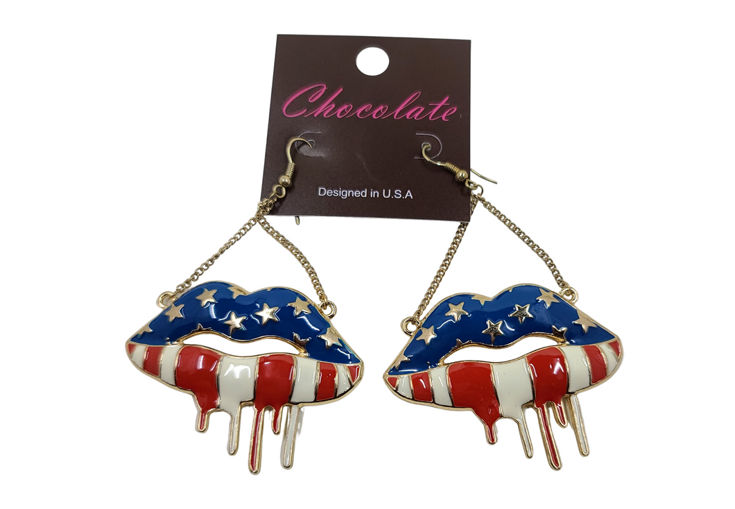 American Kiss Earring