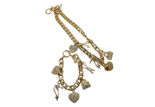 Load image into Gallery viewer, Gold Charm Necklace Set
