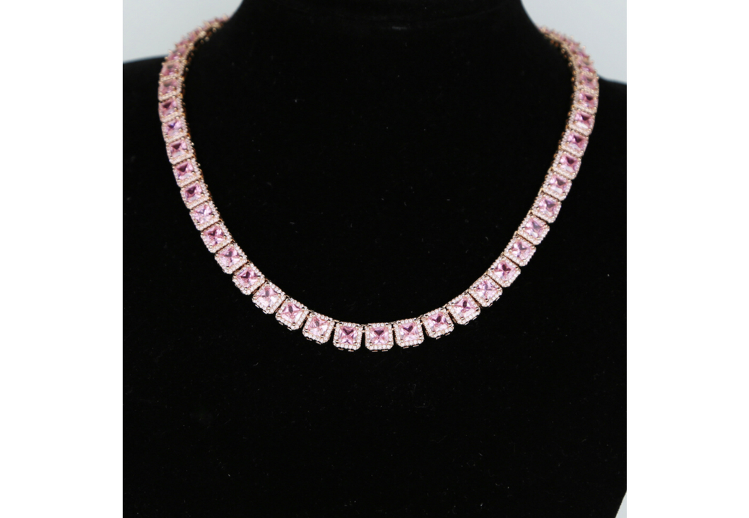 LUXE Pink Diamond Necklace