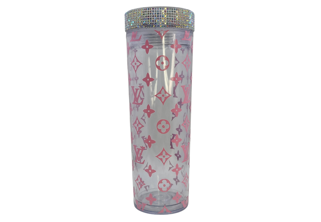 LUXE Custom LV Skinny Tumbler