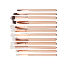 Load image into Gallery viewer, 12 pc Makeup Brush Set
