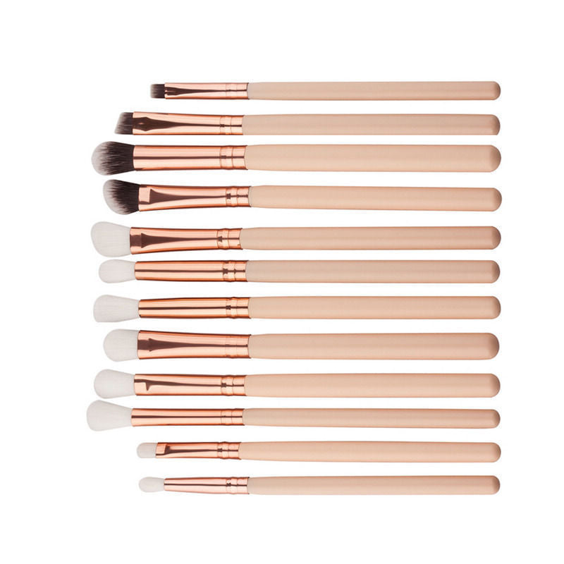 12 pc Makeup Brush Set