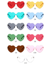 Load image into Gallery viewer, Heart Sunglasses
